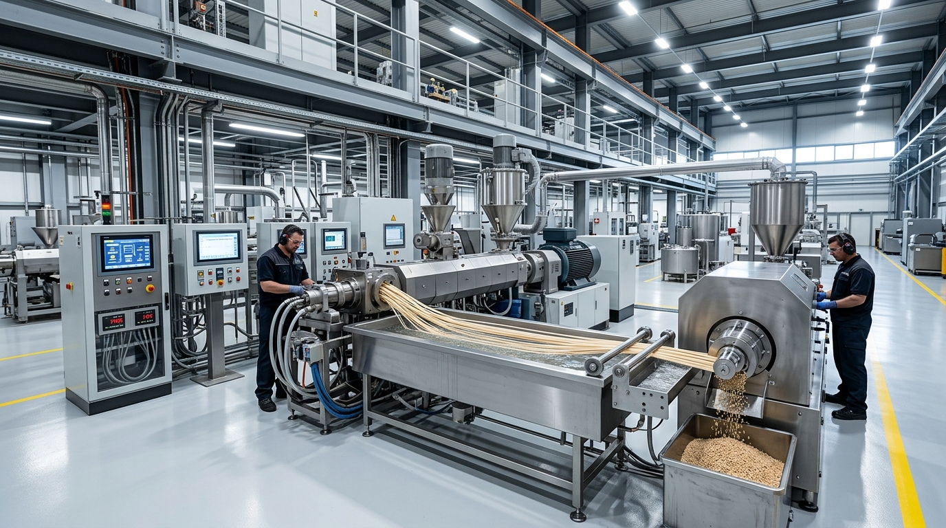 Twin-Screw Extrusion Compounding Line at Pigmatix